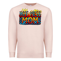 Pale Pink Hot mess mom Mother's Day Premium Sweatshirt - FaDigitalArtStudio
