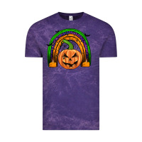 Cloud Purple halloween rainbow Vintage Tee - JahusDesignShop