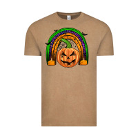 Vintage Coffee halloween rainbow Vintage Tee - JahusDesignShop