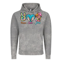 Cloud Rock Peace Love Easter Jesus Vintage Hoodie - BundleAndBundleShop