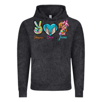 Peace Love Easter Jesus Vintage Hoodie | Teevron