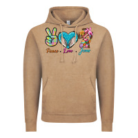 Vintage Coffee Peace Love Easter Jesus Vintage Hoodie - BundleAndBundleShop