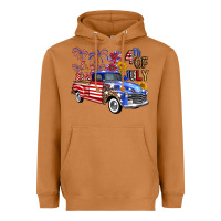 Meerkat Western Truck Fourth Of July America Heavyweight Hoodie - FaDigitalArtStudio