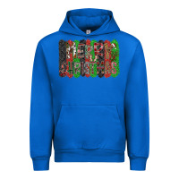 Cobalt Merry Christmas Urban Hoodie - CowhideDigitalArt
