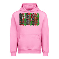 Fuchsia Pink Merry Christmas Urban Hoodie - CowhideDigitalArt