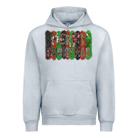 Heather Grey Merry Christmas Urban Hoodie - CowhideDigitalArt