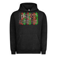 Pigment Black Merry Christmas Urban Hoodie - CowhideDigitalArt