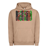 Pigment Burro Merry Christmas Urban Hoodie - CowhideDigitalArt