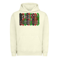 Pigment Pistachio Merry Christmas Urban Hoodie - CowhideDigitalArt