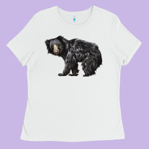 Sloth Bear Ladies Tee Designed By Lillyallendesigns