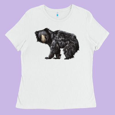 Sloth Bear Ladies Tee Designed By Lillyallendesigns
