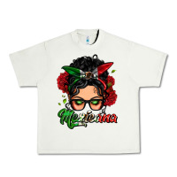 Pistachio mexicana woman messy bun Urban Heavy Tee - LillyAllenDesigns