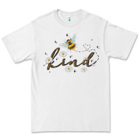 White bee kind Premium Tee - MaliasSmallBusiness