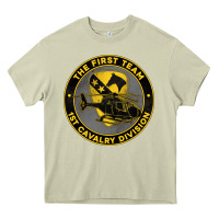 Mossy the first team 1st cavalry division Heavy Core Tee - Jasminsmagicworld