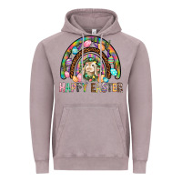 Vintage Zinc Happy Easter Rainbow Vintage Hoodie - BundleAndBundleShop