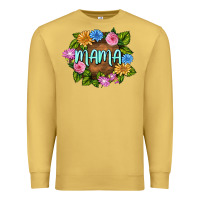 Antique Gold Mama Mother's Day Premium Sweatshirt - FaDigitalArtStudio
