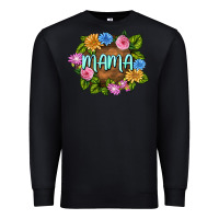 Black Mama Mother's Day Premium Sweatshirt - FaDigitalArtStudio