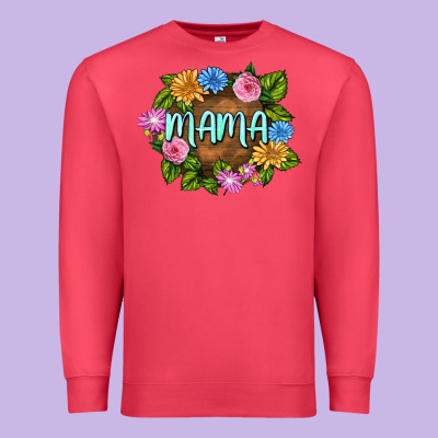 Mama Mother's Day Premium Sweatshirt Designed By Fadigitalartstudio