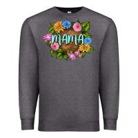 Charcoal Heather Mama Mother's Day Premium Sweatshirt - FaDigitalArtStudio