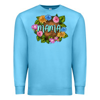 Ocean Blue Mama Mother's Day Premium Sweatshirt - FaDigitalArtStudio