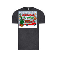 Vintage Black christmas is coming tumbler Vintage Tee - BundleAndBundleShop