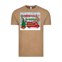Vintage Coffee christmas is coming tumbler Vintage Tee - BundleAndBundleShop