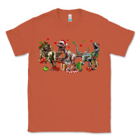 Copper Three Christmas Dinosaurs Classic Tee - LillyAllenDesigns