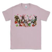 Lilac Three Christmas Dinosaurs Classic Tee - LillyAllenDesigns