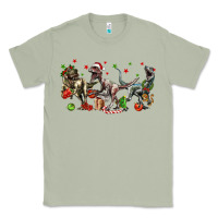 Matcha Three Christmas Dinosaurs Classic Tee - LillyAllenDesigns