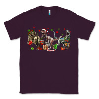 Plum Three Christmas Dinosaurs Classic Tee - LillyAllenDesigns