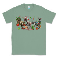 Sage Three Christmas Dinosaurs Classic Tee - LillyAllenDesigns