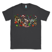 Smoke Three Christmas Dinosaurs Classic Tee - LillyAllenDesigns