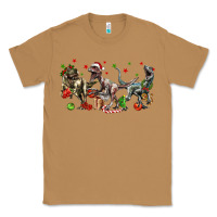 Toasted Coconut Three Christmas Dinosaurs Classic Tee - LillyAllenDesigns