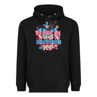 Black American heart southern soul 4th of july Heavyweight Hoodie - FaDigitalArtStudio