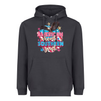 Smoke American heart southern soul 4th of july Heavyweight Hoodie - FaDigitalArtStudio