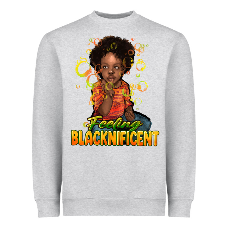 Feeling Blacknificent Heavyweight Sweatshirt by NancyCooperArtShop | Teevron