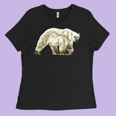 Polar Bear Ladies Tee Designed By Lillyallendesigns