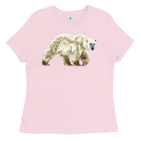 Bubblegum Pink Polar Bear Ladies Tee - LillyAllenDesigns