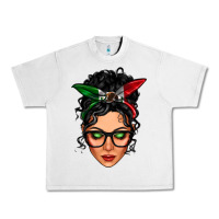 Lunar Rock mexican latina girl messy bun Urban Heavy Tee - LillyAllenDesigns