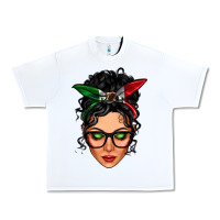 White mexican latina girl messy bun Urban Heavy Tee - LillyAllenDesigns
