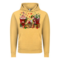 Vintage Mustard Elf Coffee Cups Christmas Vintage Hoodie - BundleAndBundleShop