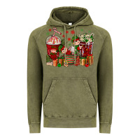 Vintage Olive Elf Coffee Cups Christmas Vintage Hoodie - BundleAndBundleShop