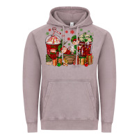 Vintage Zinc Elf Coffee Cups Christmas Vintage Hoodie - BundleAndBundleShop