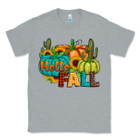 Heather Grey hello fall Classic Tee - JahusDesignShop