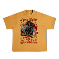 Peanut Butter Christmas life is better with a dachshund Urban Heavy Tee - JahusDesignShop