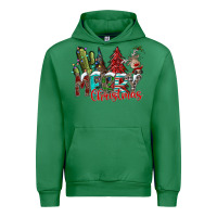 Emerald Merry Christmas Urban Hoodie - CowhideDigitalArt