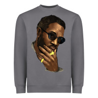 Storm black man Heavyweight Sweatshirt - NancyCooperArtShop