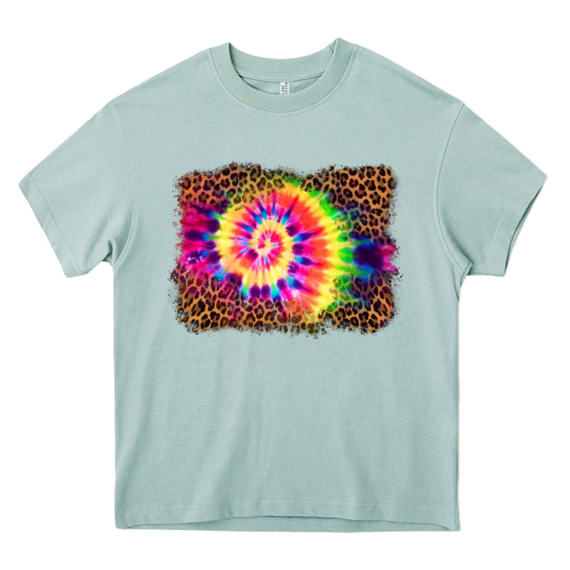 Tie Die Background Heavy Core Tee by BarkalooDesign | Teevron