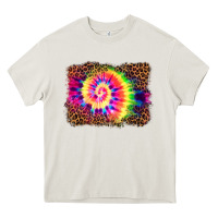 Cream tie die background Heavy Core Tee - BarkalooDesign