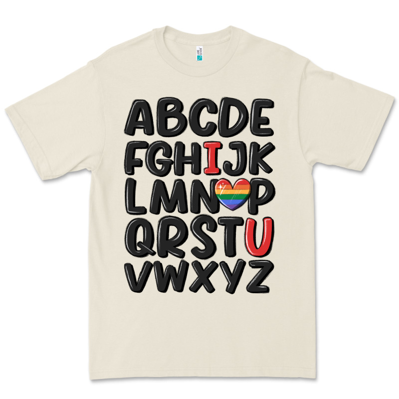 Pride Alphabet Premium Tee by MaliasSmallBusiness | Teevron